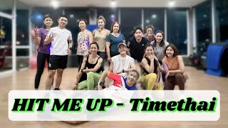 Hit Me Up  ธามไท เต้นออกกำลังกายท่าง่ายๆ ไม่ใช่Cover Danceเพลงดังในtiktok tiktok [upl. by Imoyn]