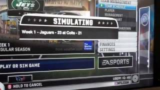 Madden NFL 10 FRANCHISE Walkthrough NEW [upl. by Arnelle]