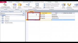 How to Reset the Number of AutoNumber field on Table in access database [upl. by Verlie]