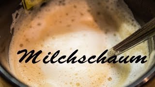 TIPP I Milchschaum selber machen simpel  schnell [upl. by Einnej]