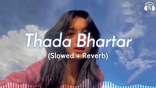 Thada bhartar slowed  reverb  Badal me luk rha lofi song [upl. by Epoillac]