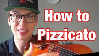 Violin Pizzicato Tutorial  How To Play Pizzicato  Violin Beginner Tutorial [upl. by Acsecnarf]