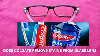 Clean Eyeglass Lens with Colgate Latest Method [upl. by Ennayehc531]