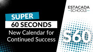 S60 114 New Calendar for Continued Success [upl. by Akinak]