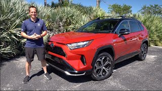 Is the 2022 Toyota RAV4 Prime a better SUV than a Subaru Solterra [upl. by Myranda]