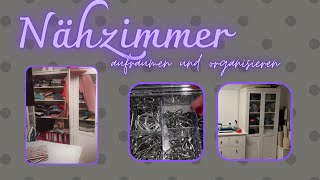 Nähzimmer aufräumen und organisieren [upl. by Ahseuqal751]