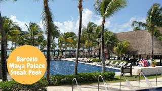 Barcelo Maya Palace Family All Inclusive Riviera Maya Resort Tour [upl. by Saiasi]