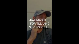 How to Massage your jaw for TMJ amp Stress Relief [upl. by Cohette]