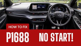 Fix P1688 Immobilizer Lock Fault Code on Any Hyundai or KIA  Quick amp Easy [upl. by Ellevehc52]