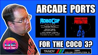 LETS PLAY Arcade Games On The TRS80 Color Computer 3 [upl. by Sahpec836]