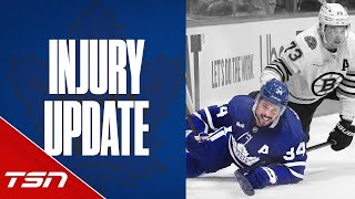 Matthews details illness and injury that plagued him in series against Bruins [upl. by Adnole839]