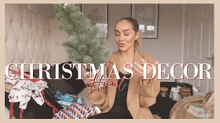 CHIRSTMAS DECOR HAUL  BampM Homesense Matalan  more [upl. by Ennairb]