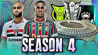 EFOOTBALL 24 DLC 33 NOVOS UNIFORMES BR ATUALIZADO NOVA LIGA QUINTA AGORA ATUALIZAÇÃO GRATUITA [upl. by Avelin]