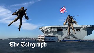 Royal Navy testing Iron Manstyle ‘jet pack’ suits to swarm enemy ships [upl. by Mareah793]