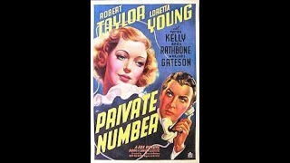 Private Number 1936 Robert Taylor [upl. by Pacian]