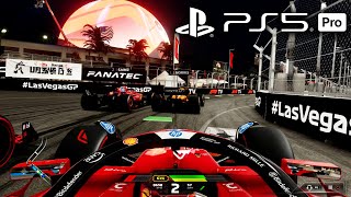 F1 24 PS5 Pro Gameplay  LAS VEGAS 4K 60fps Ray Tracing Version 114 [upl. by Eki]