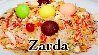 Zarda  Muthanjan  recipe Easy and delicious sweet rice ‌ طرز تهیه زرده خوشمزه [upl. by Oribel]