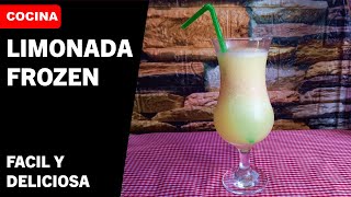 Limonada frozen casera  Cocina con Ysabel [upl. by Annovahs]