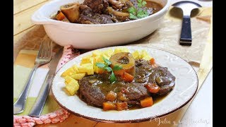 Cómo hacer Ossobuco de ternera guisado Receta TRADICIONAL Y DELICIOSA [upl. by Repard]