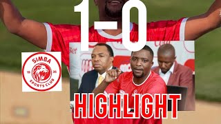 🔴ANGALIA HIGHLIGHT SIMBA SC 1 VS DODOMA JIJI 0 ✅🌐 [upl. by Sims167]