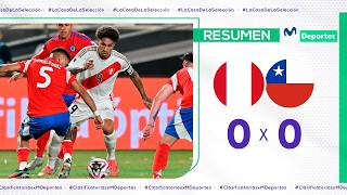 PERÚ vs CHILE 00 RESUMEN DEL EMPATE EN EL MONUMENTAL  FECHA 11  CLASIFICATORIAS 2026 🇵🇪⚽🇨🇱 [upl. by Beisel683]