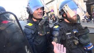 gilet jaune acte 15 manifestation dans les rue de paris 2019 france [upl. by Aelat]