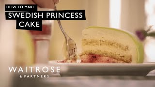 How To Make Swedish Princess Cake  Waitrose [upl. by Aenal679]