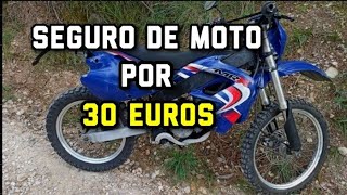 🛵 CÓMO CONSEGUIR SEGURO DE MOTO 50 CC BARATO 🤑  TRUCOS  Y para cualquier moto [upl. by Llehcram]