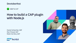 🟢 How to build a CAP plugin with Nodejs [upl. by French215]