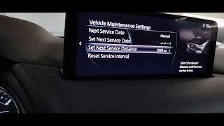 2023 MAZDA CX5 MAINTENANCE  OIL LIGHT RESET TUTORIAL [upl. by Oeram]