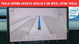 Tesla Spring Update 2024149 On Intel Atom Tesla Model 3 [upl. by Soluk]