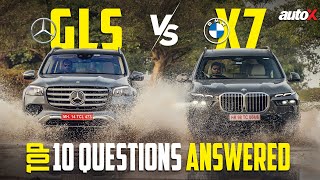 2024 BMW X7 vs Mercedes GLS Comparison Review  Finding the Winner in 10 Simple Questions  autoX [upl. by Nangatrad]