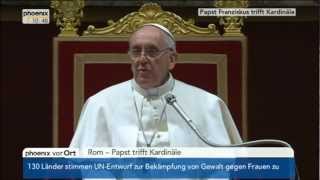 Papst Franziskus auf deutsch 15032013 [upl. by Nallij378]