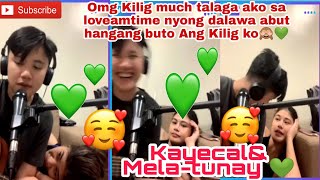 Kaye cal kumu live 💚 Kaye to Carmela tunay Yan ba Ang theme song nyo run away🥰 sweet couple yarn 💚 [upl. by Yelsna]