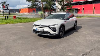 Day drive Citroen C5X PHEV 16 132kw 180hp AT8 Shine Max POV [upl. by Kikelia572]