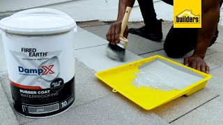 Protect Your Roof With Fired Earth DampX Waterproofing Paint [upl. by Adele]