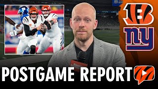 Postgame Report Bengals Defense STEPS UP to Secure WIN Over Giants  Instant Reaction [upl. by Oflodor]