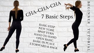 7 Cha Cha Basic Steps every Beginner should Learn  Cha Cha Dance Beginner Steps Tutorial [upl. by Iuqcaj]