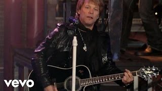 Bon Jovi  Wanted Dead Or Alive Live on Letterman [upl. by Llemhar]