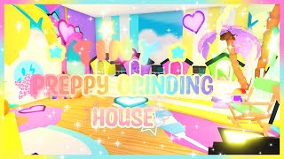 Adopt me preppy Tiny grinding house Speed Build star [upl. by Tomkiel324]