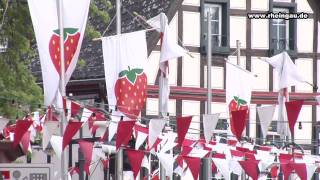 Erdbeerfest in Erbach im Rheingau [upl. by Atenek]