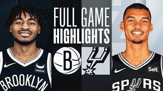 NETS at SPURS  FULL GAME HIGHLIGHTS  March 17 2024 [upl. by Rosinski]