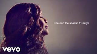 Mandisa  The One He Speaks Through Lyric Video [upl. by Huttan]