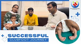 Successful Clubfoot treatment In Delhi ll टेडे मेड़े पाँव का इलाज clubfoot [upl. by Cohbert]