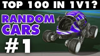 Rocket League  Top 100 in Ranked 1v1 with Random Cars 1 Highlights [upl. by Aneeg]