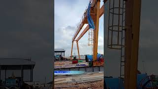 10 Ton Double Girder Gantry Crane Installation in Thailand [upl. by Barina]