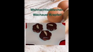 Sie sind ein Gedicht Dieses Weihnachtsplätzchen ist wie ein kleines Törtchen Wachauer Krapferl [upl. by Elleynod]