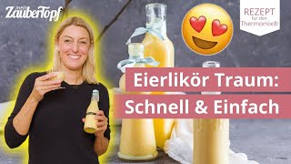 😋 BlitzRezept Weltbester Eierlikör aus Likör 43  Thermomix® Rezept [upl. by Lednyc]