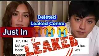 Eto Na Ang Tatapos Sa Issue Hiwalayan⁉️Ng KathNiel Deleted Conversation Leaked Online [upl. by Adnoryt]