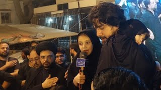 Farhan Ali Waris With Daughters  Reciting Noha  Martin Road Karachi  8 Rabi ul Awwal 1444  2022 [upl. by Asylla]